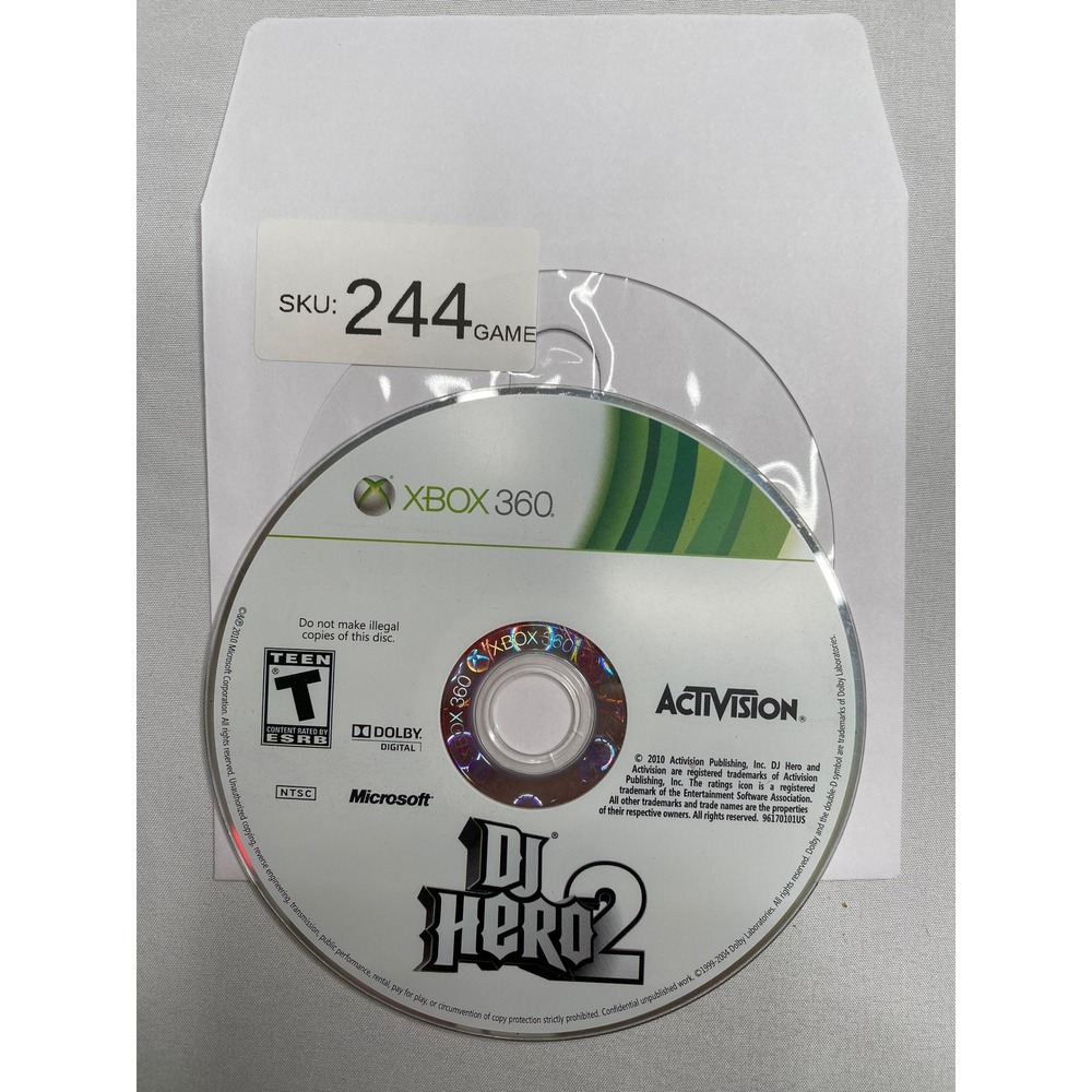 DJ Hero 2 Microsoft Xbox 360